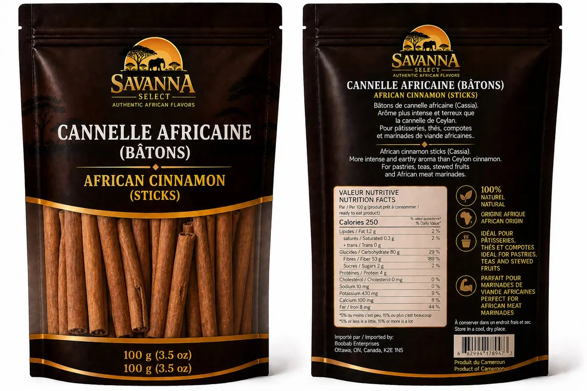 Cannelle africaine (bâtons) — SAVANNA SELECT