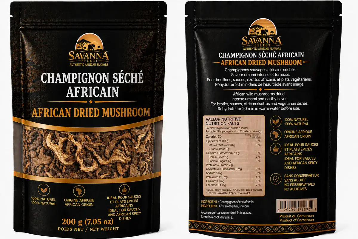 Champignon séché africain 85 g — SAVANNA SELECT
