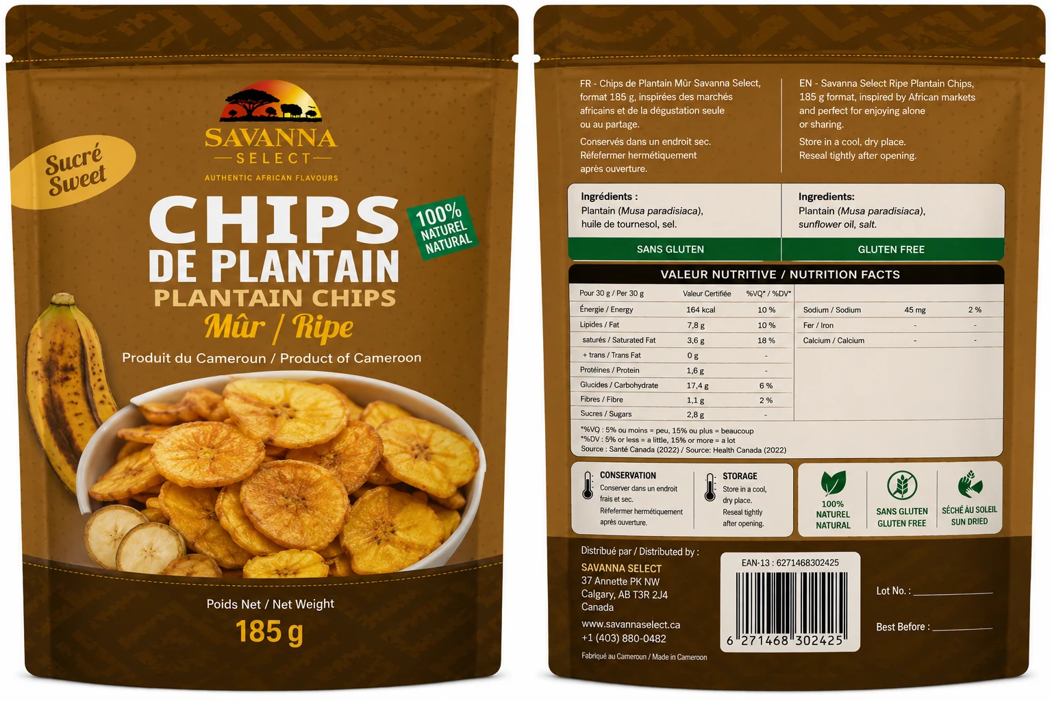 Chips de Plantain — SAVANNA SELECT