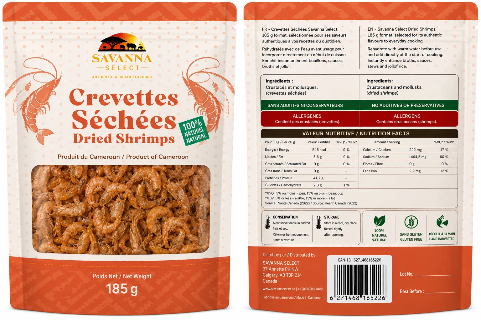 Crevettes séchées — SAVANNA SELECT