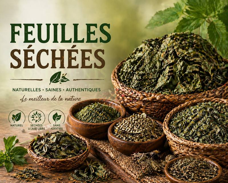 Feuilles séchées