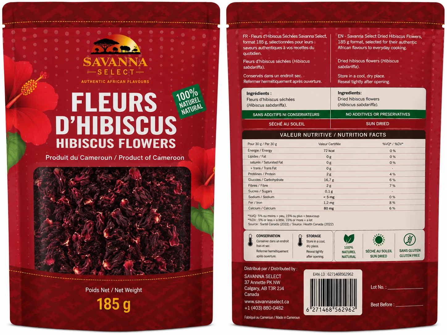 Fleur d'hibiscus (Foléré / Bissap)
