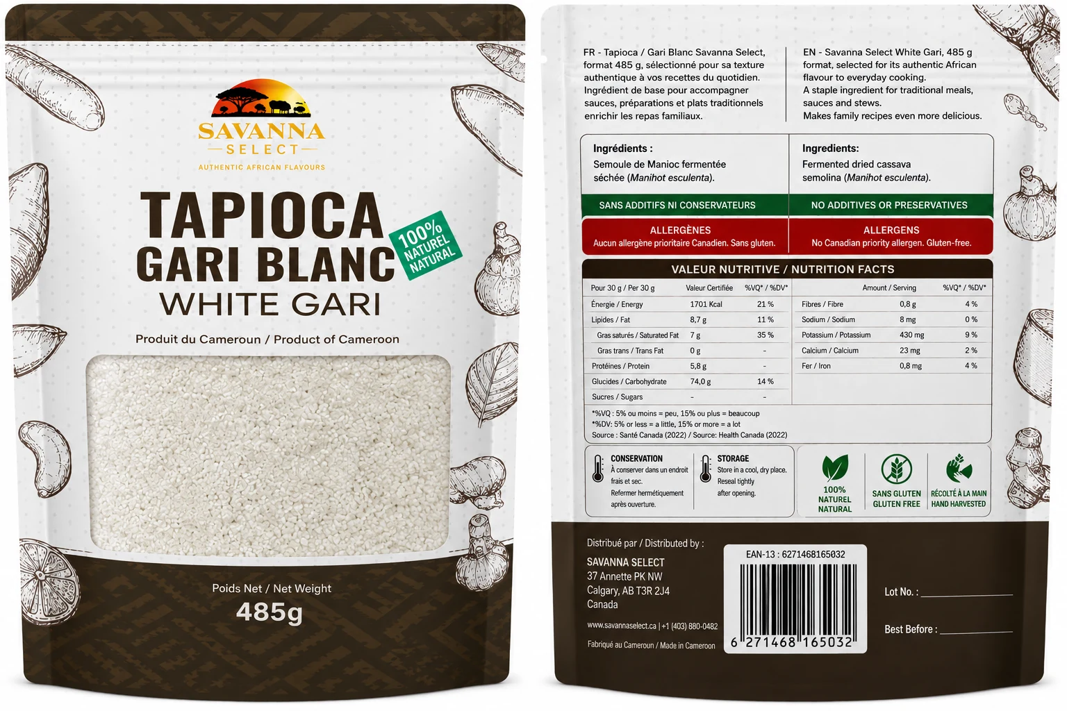 Tapioca / Gari Blanc