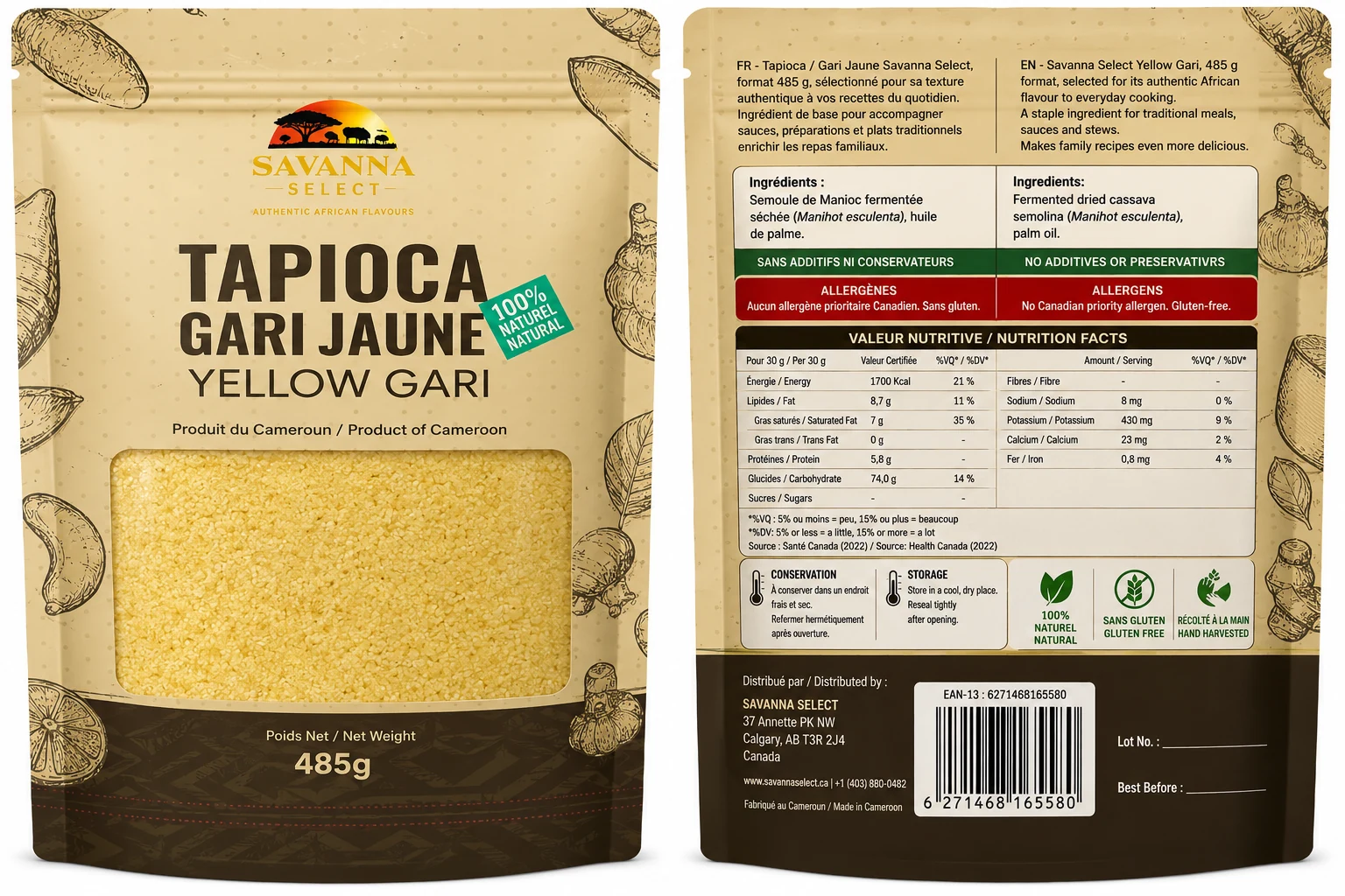 Tapioca / Gari Jaune