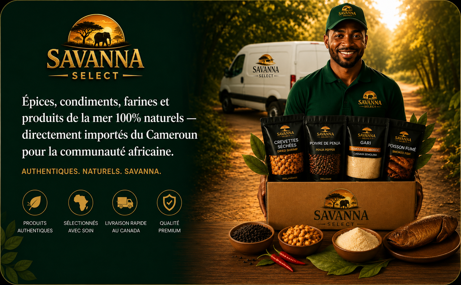 Saveurs africaines authentiques — SAVANNA SELECT Calgary