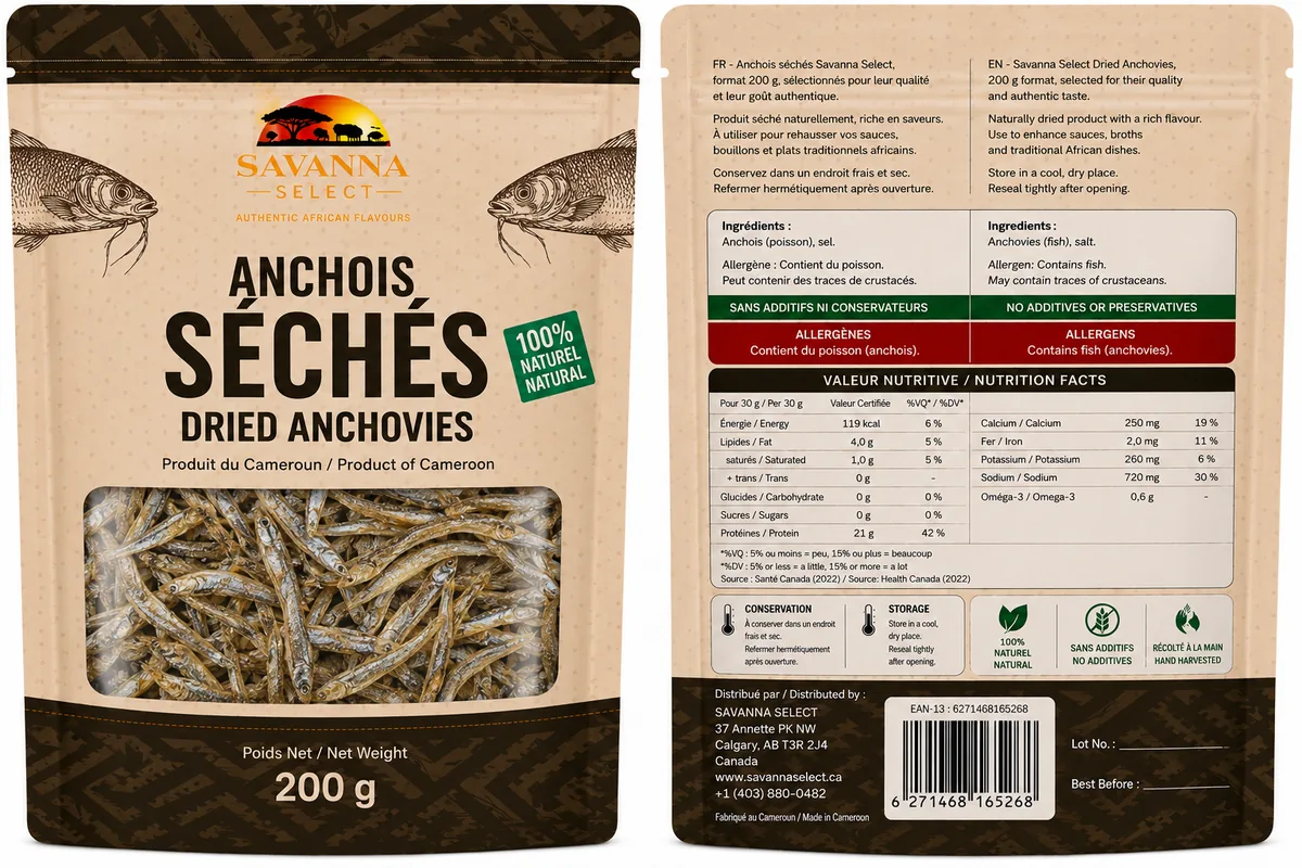 Anchois séchés africains — SAVANNA SELECT