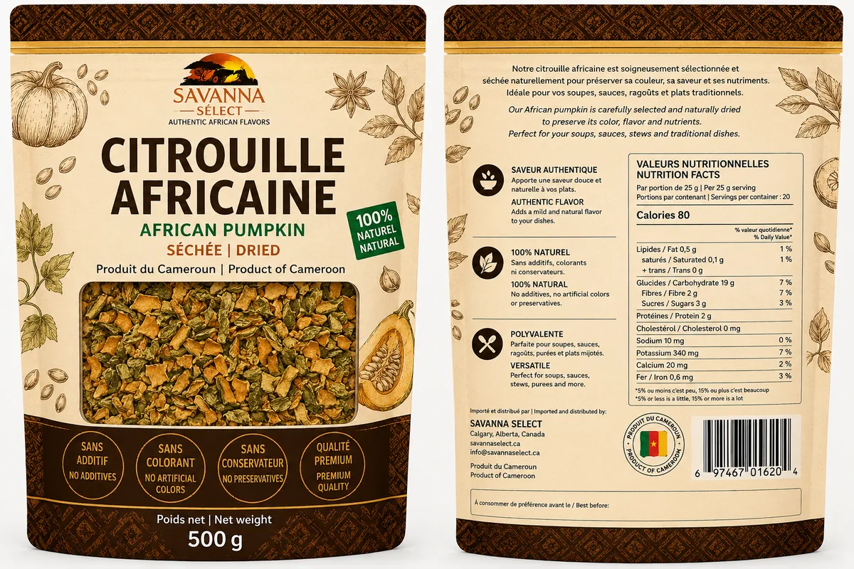Citrouille Africaine (African Pumpkin) — SAVANNA SELECT
