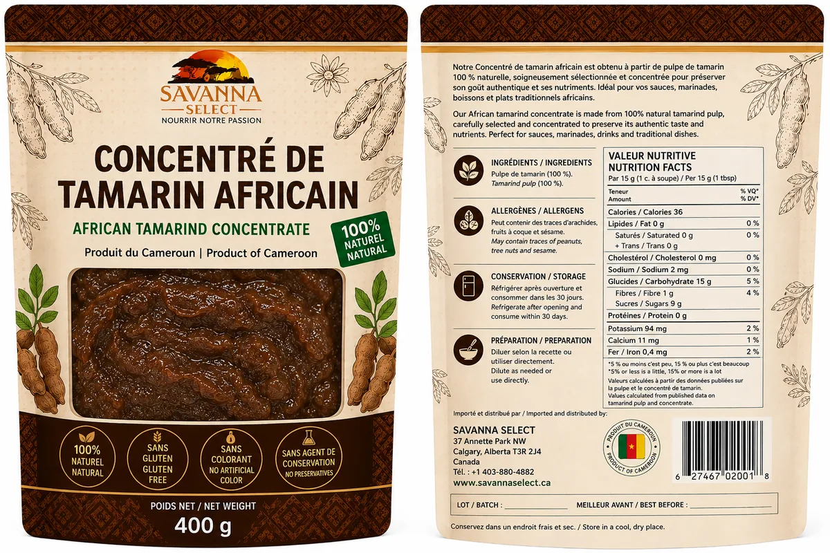 Concentré de Tamarin Africain
