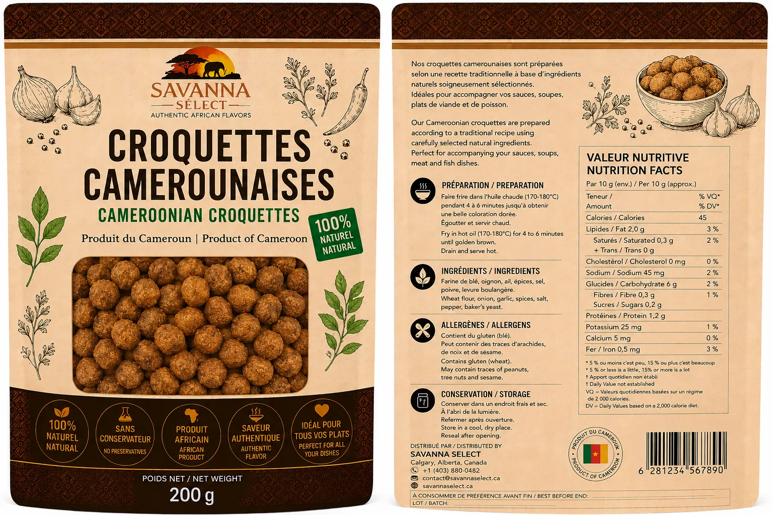 African Croquette 200 g — SAVANNA SELECT