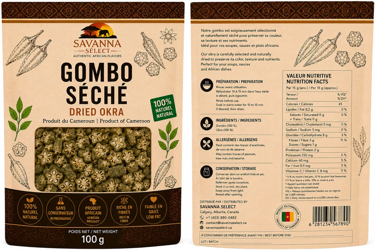 Gombo séché — SAVANNA SELECT