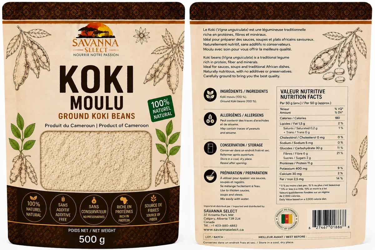 Koki moulu 500 g — SAVANNA SELECT