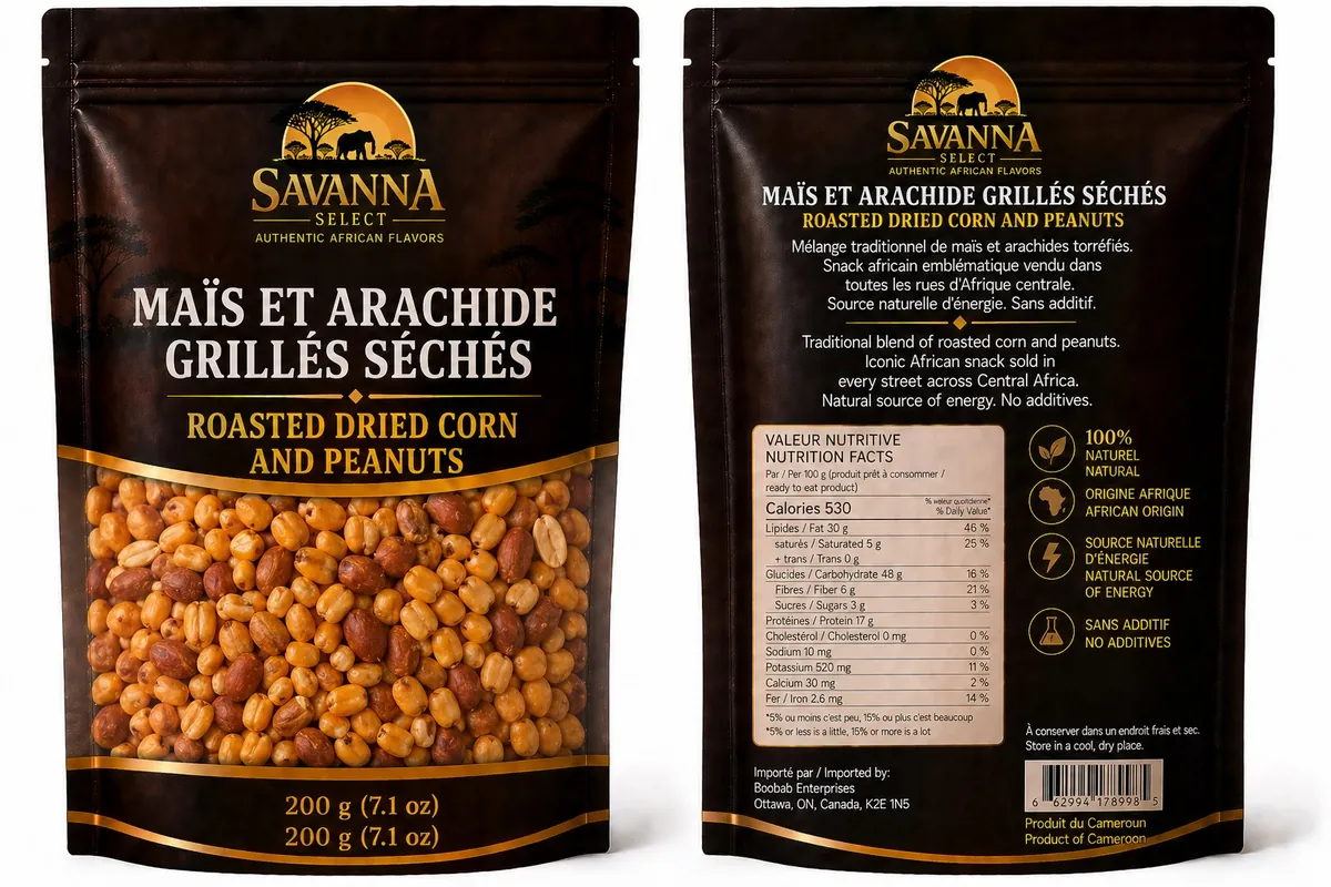 Maïs et arachide grillés — SAVANNA SELECT