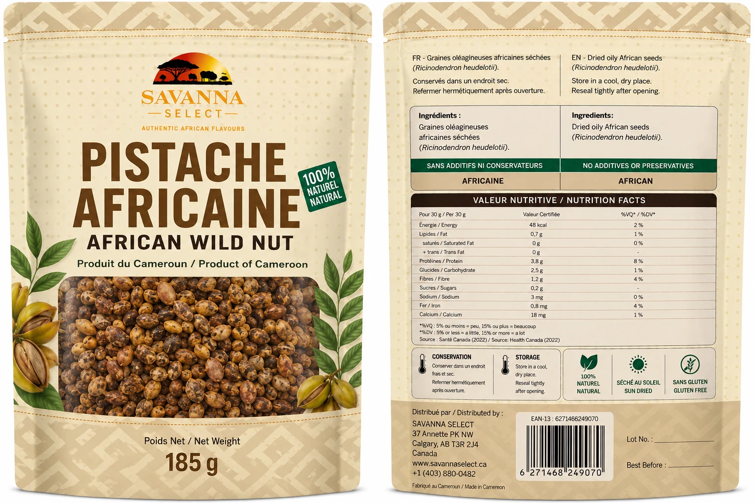 Pistache africaine — SAVANNA SELECT