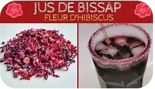 Bissap / Foléré — Le jus d'hibiscus rouge rubis
