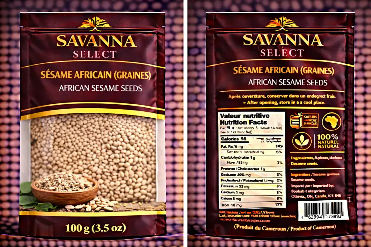 Graines de sésame africain — SAVANNA SELECT